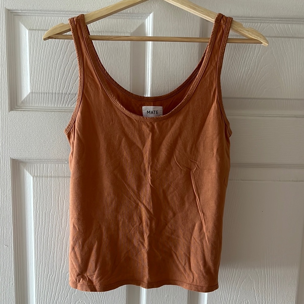 Mate the Label Organic Cotton Layering Tank Clay